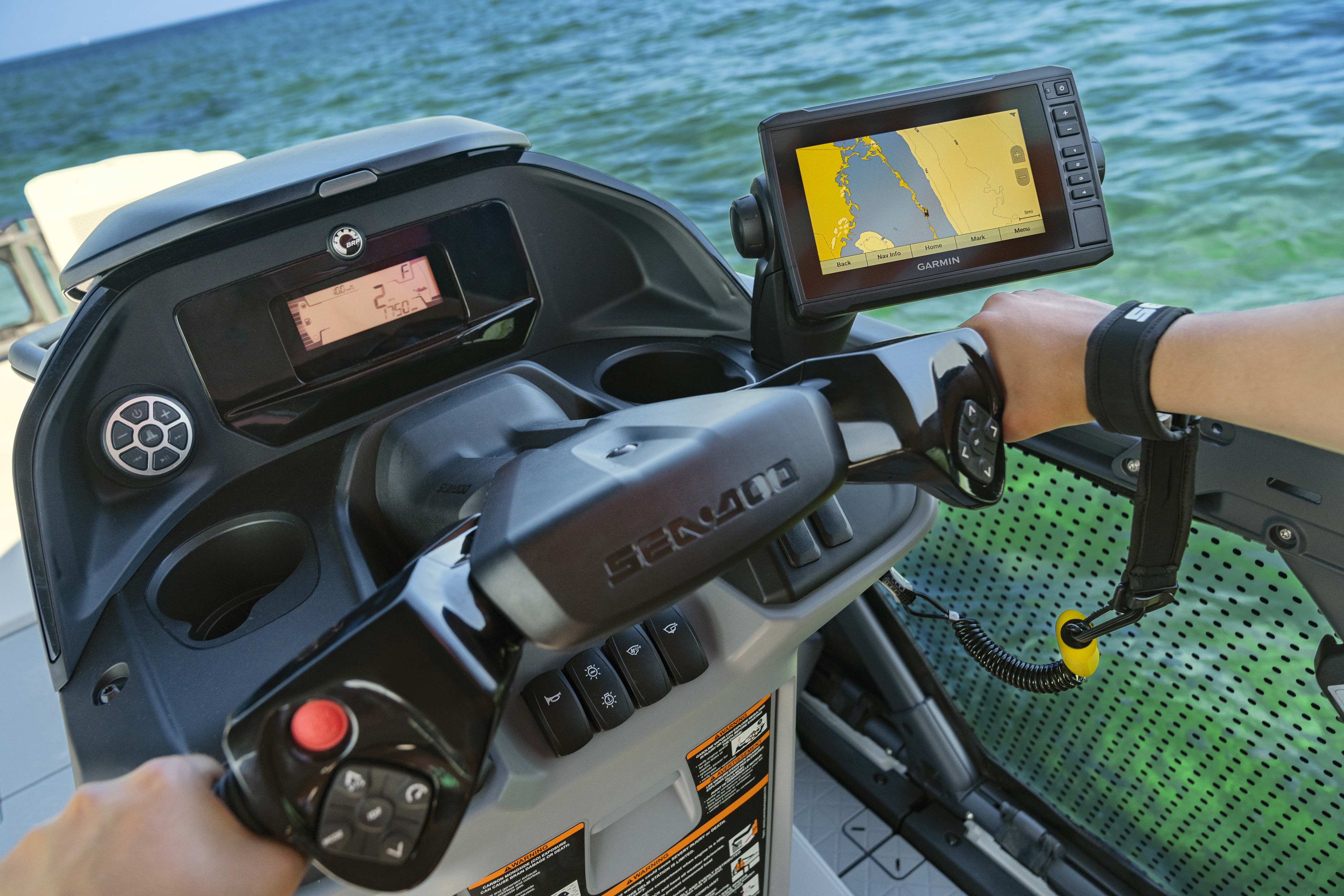 Friendly moment on a Sea-Doo Switch Sport