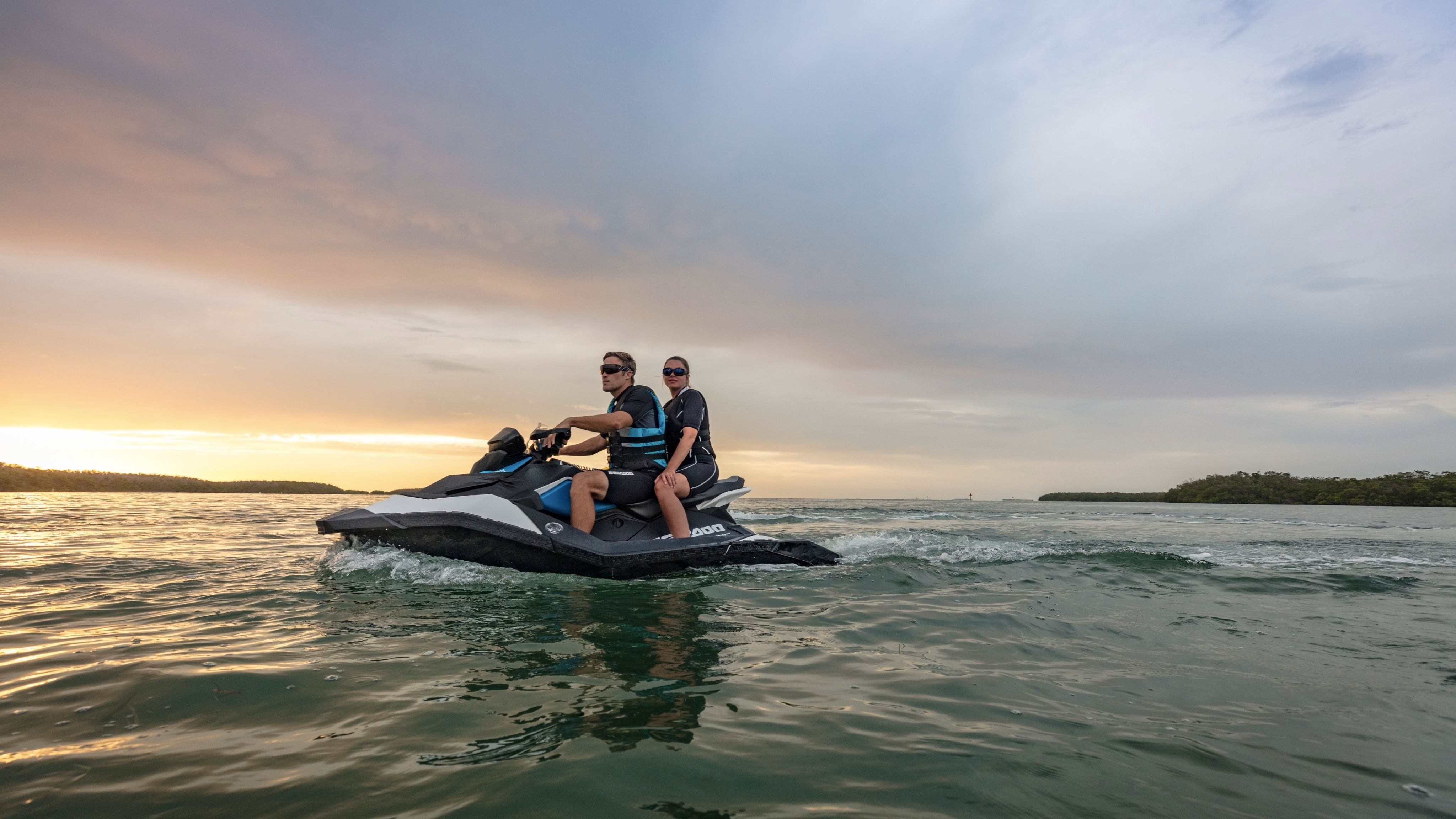 Man and women on a Sea-Doo