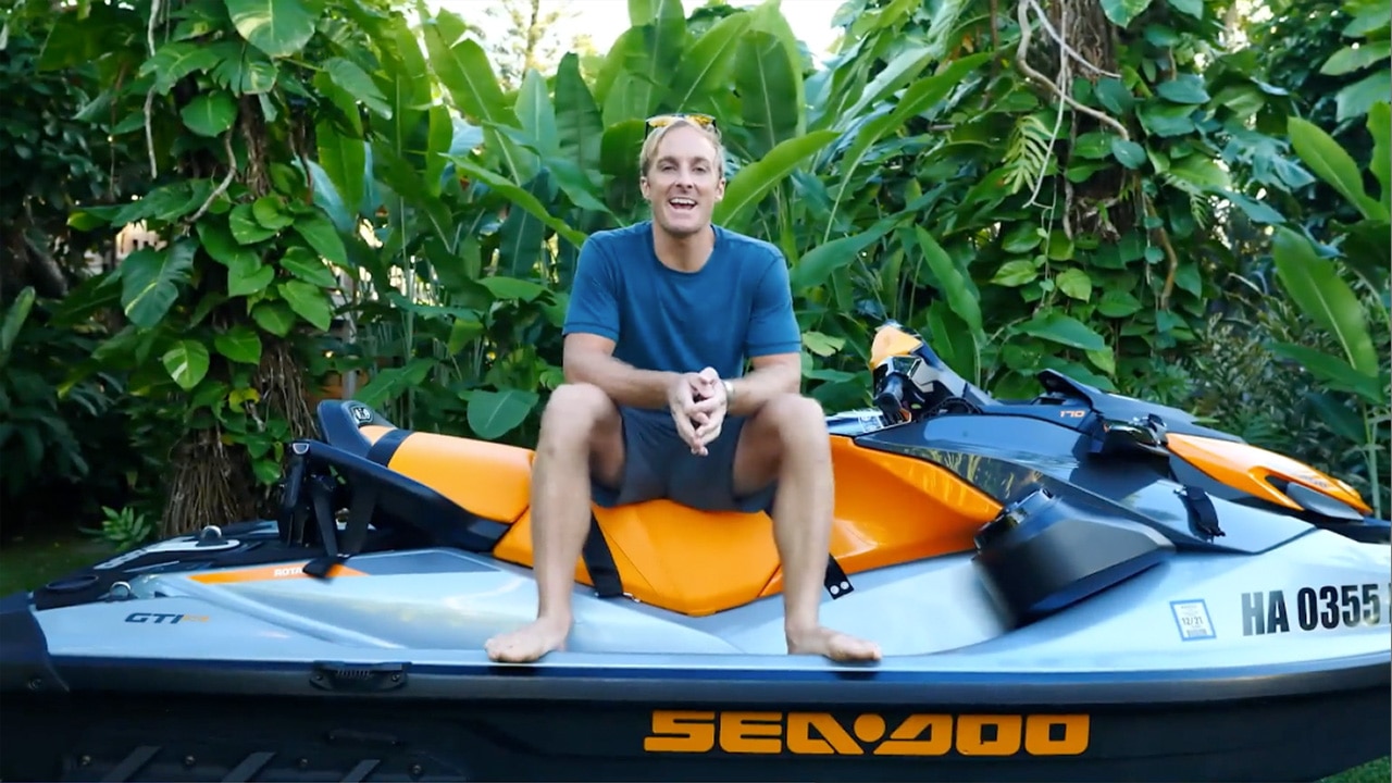 Chris' first Ride with Sea-Doo
