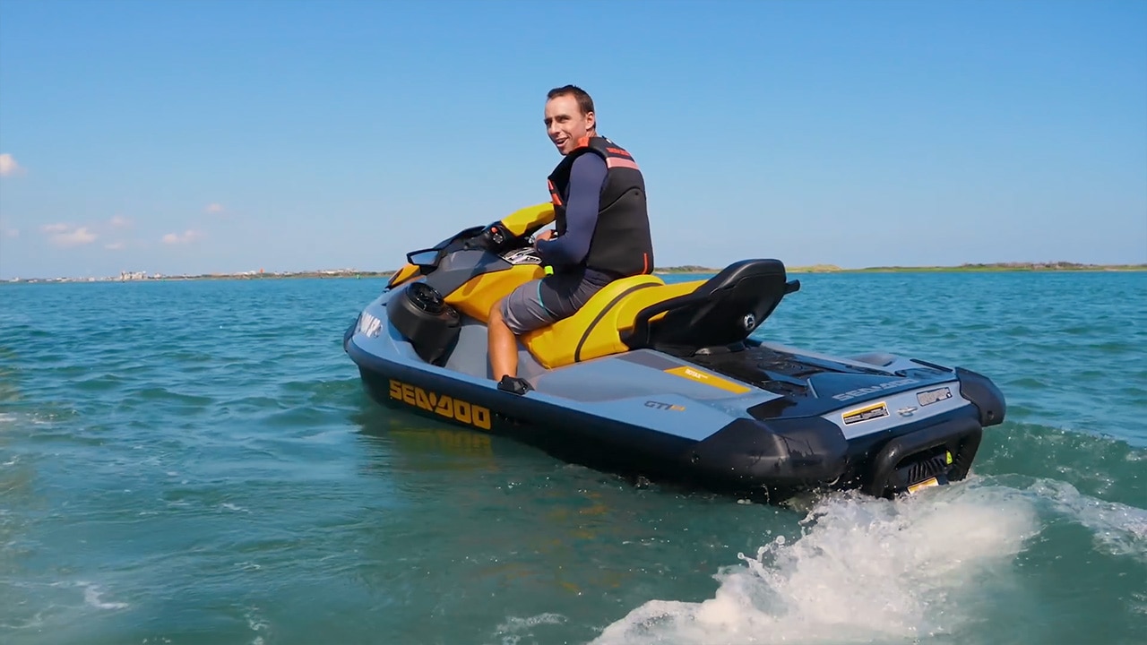 Brett's first Ride with Sea-Doo
