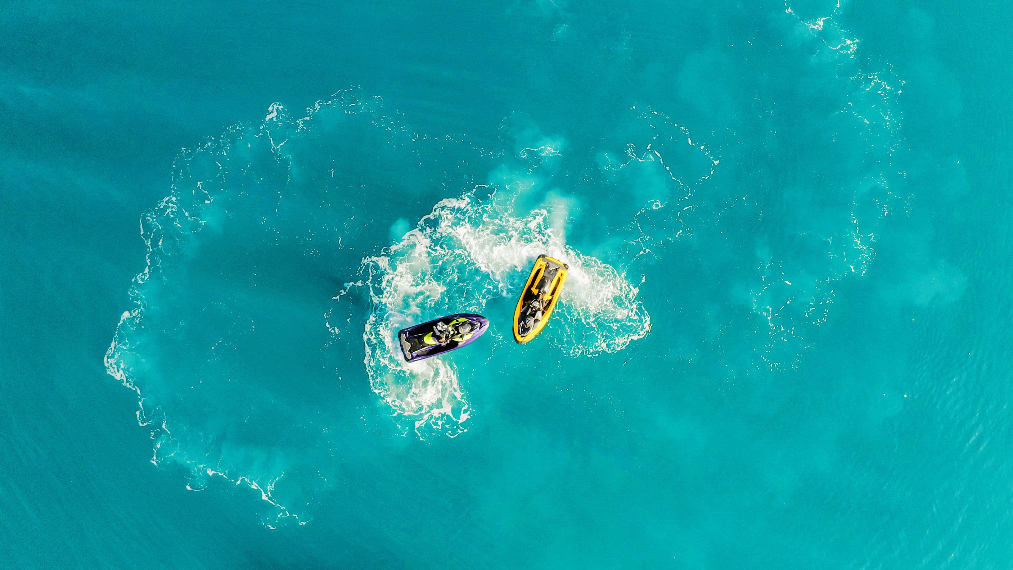 Birdview of Sea-Doo RXP-X and RXT-X