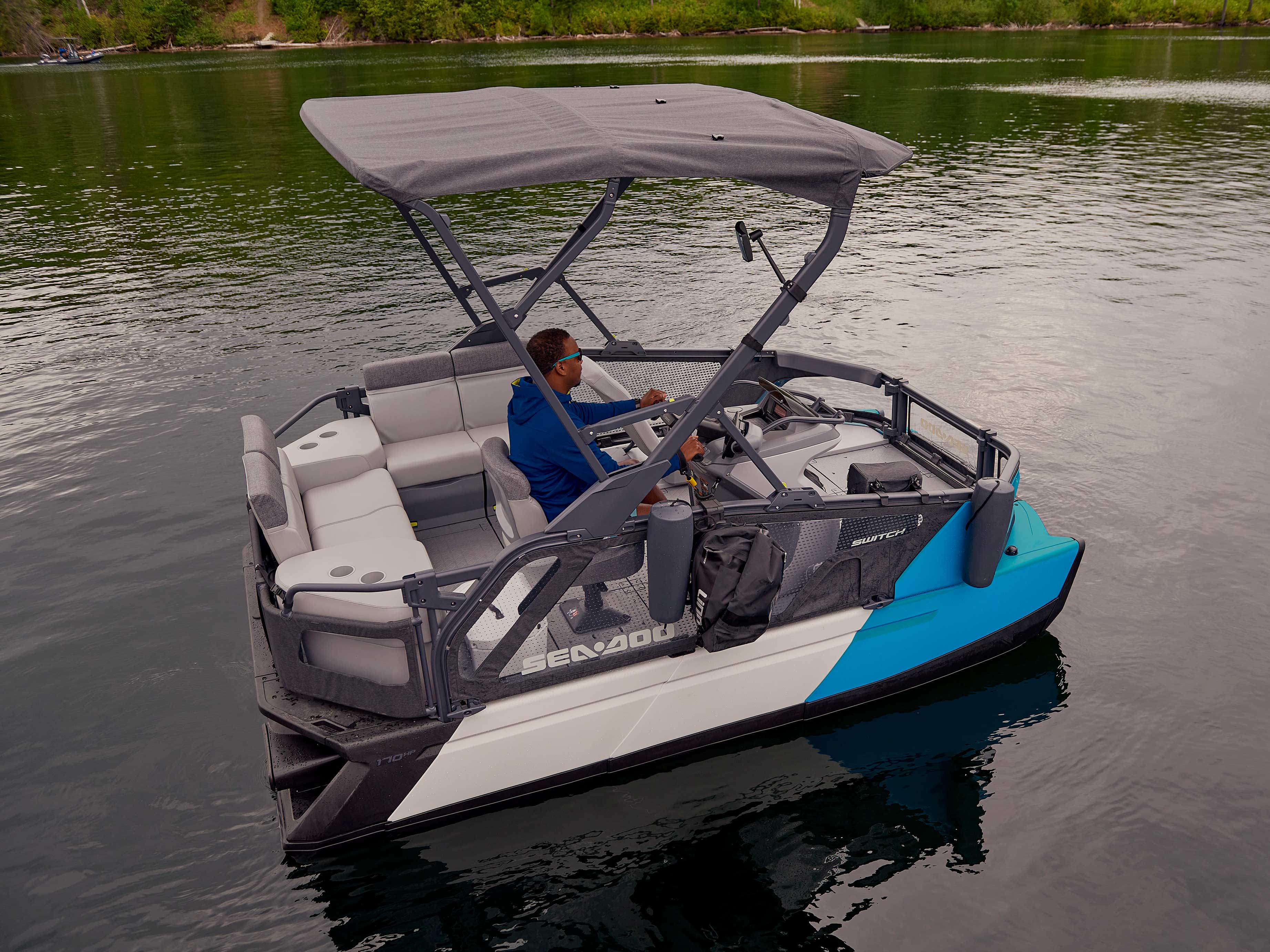 2022 SeaDoo Switch Sport Pontoon Boat for Water Sports
