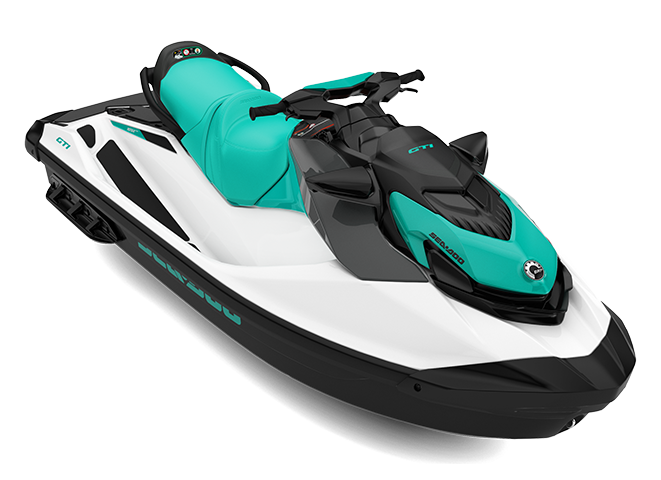2022 Sea-Doo GTI 130 uten lydanlegg - Hvit / Reef Blå