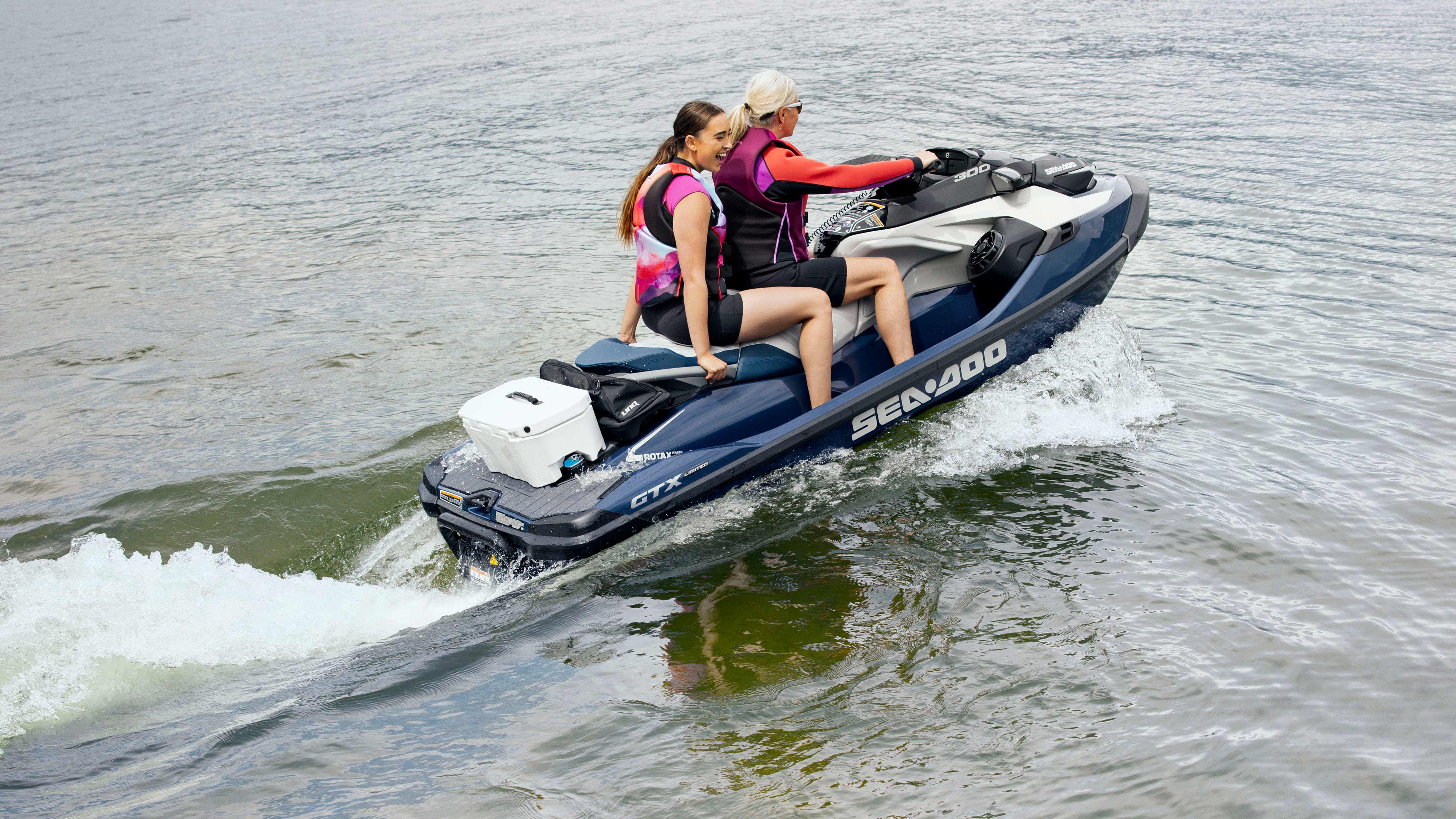 A mom and her daughter on the GTX Limited