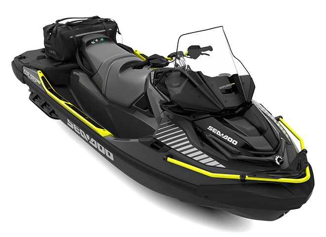 View of the Sea-Doo Explorer Pro without sound system